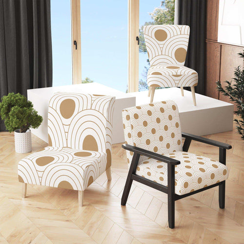 Circular Retro Design - Mid-Century Modern Accent Chair