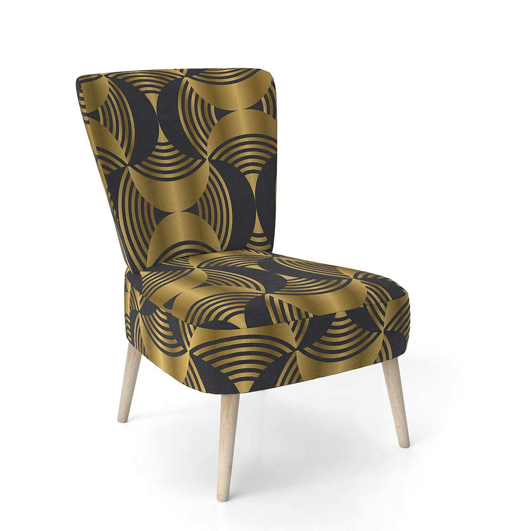 Deco style modern pattern Mid-Century Accent Chair