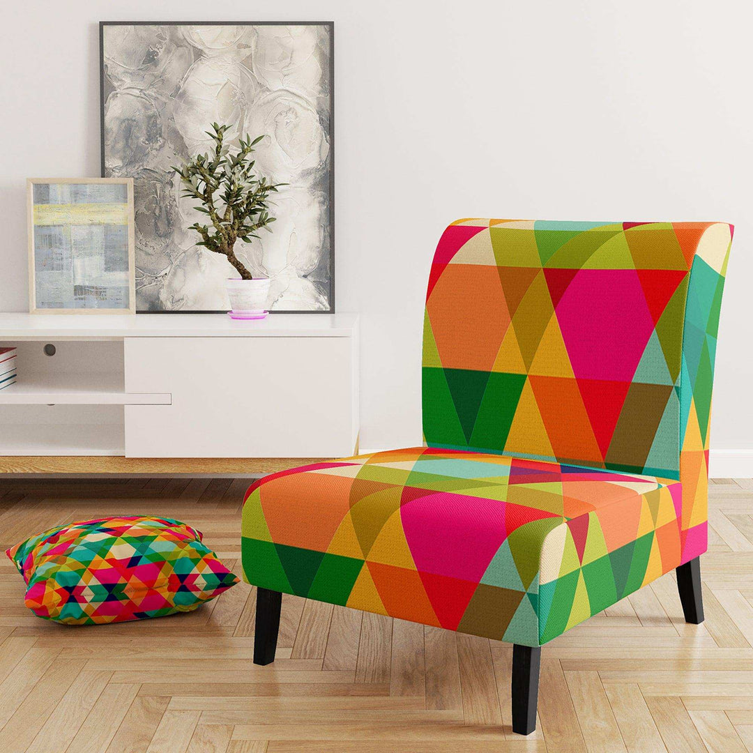 Diamond Retro IX Mid-Century Accent Chair