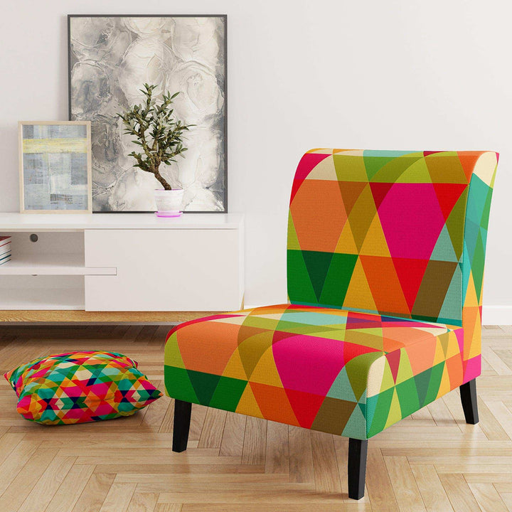 Diamond Retro IX Mid-Century Accent Chair
