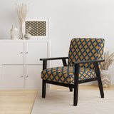 Abstract Retro Design III Mid-Century Accent Chair Arm Chair