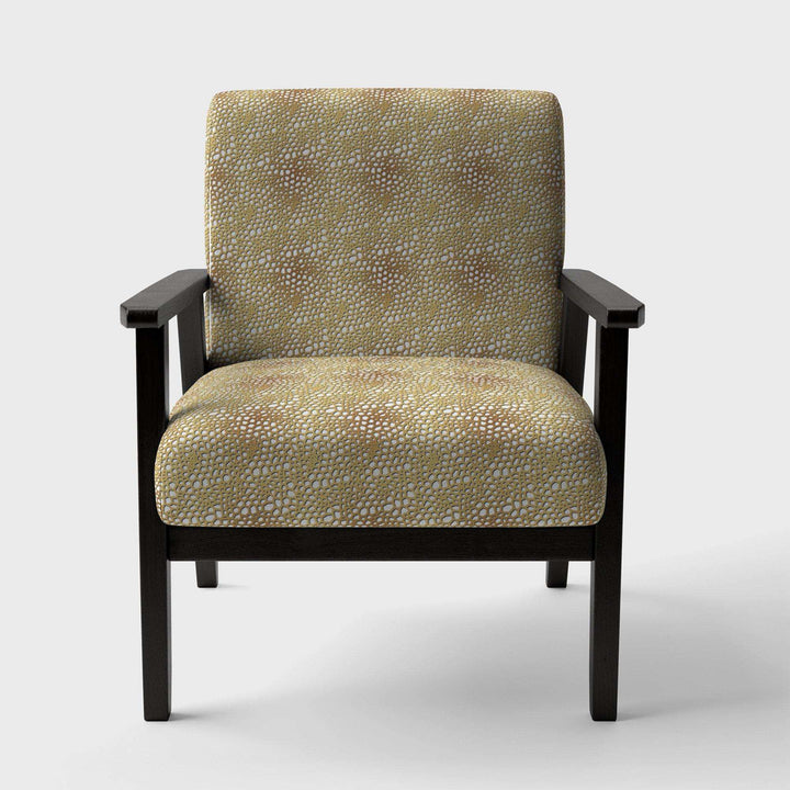 Golden Maze Mid-Century Accent Chair
