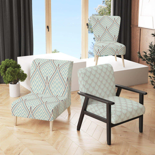 Ornament With Decorative Elements. - Mid-Century Modern Accent Chair