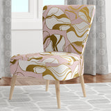 Golden Marble II Mid-Century Accent Chair