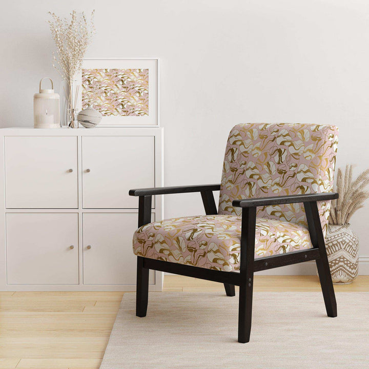 Golden Marble II Mid-Century Accent Chair