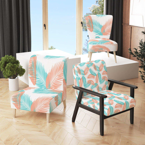 Retro Tropical Foliage II - Modern & Contemporary Accent Chair