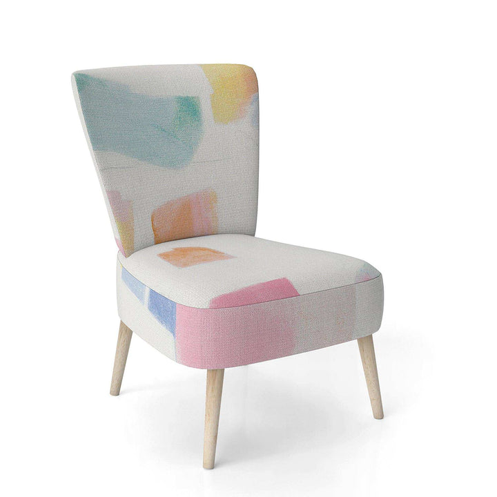 Joy Geometric Simple Mid-Century Accent Chair