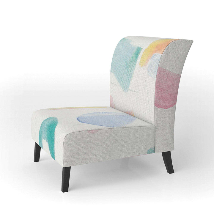 Joy Geometric Simple Mid-Century Accent Chair