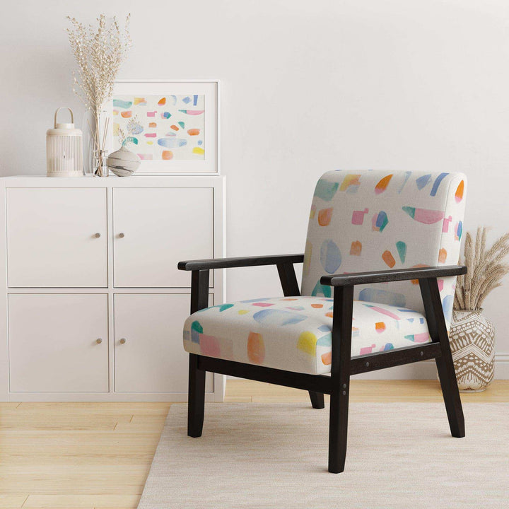 Joy Geometric Simple Mid-Century Accent Chair