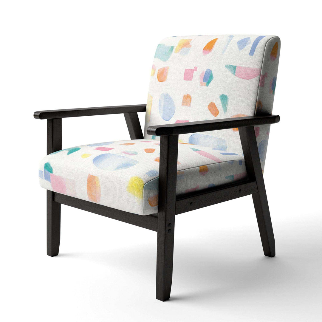 Joy Geometric Simple Mid-Century Accent Chair