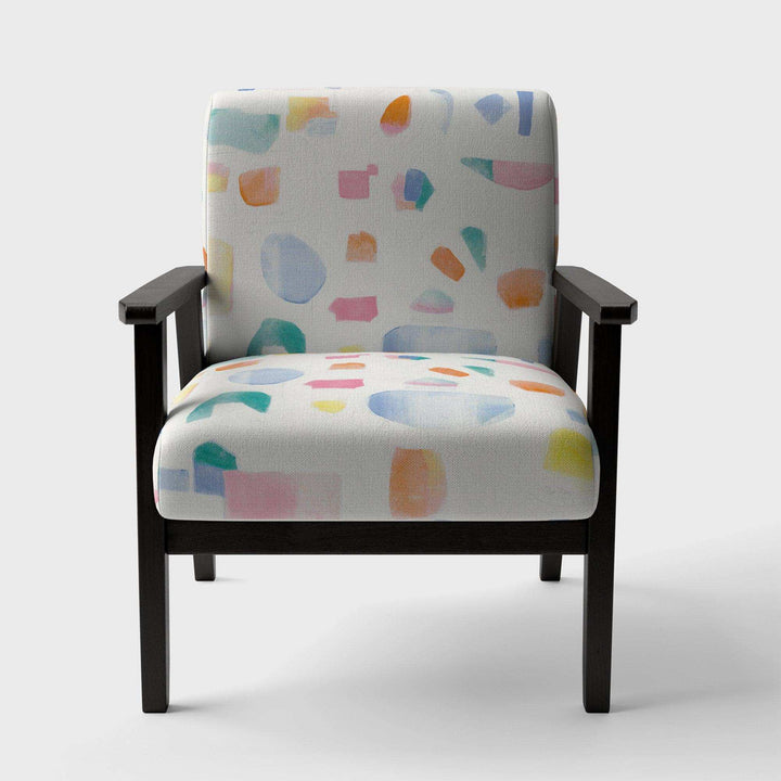 Joy Geometric Simple Mid-Century Accent Chair