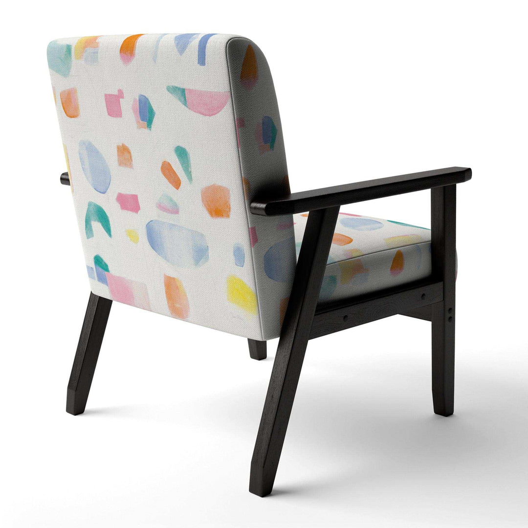 Joy Geometric Simple Mid-Century Accent Chair