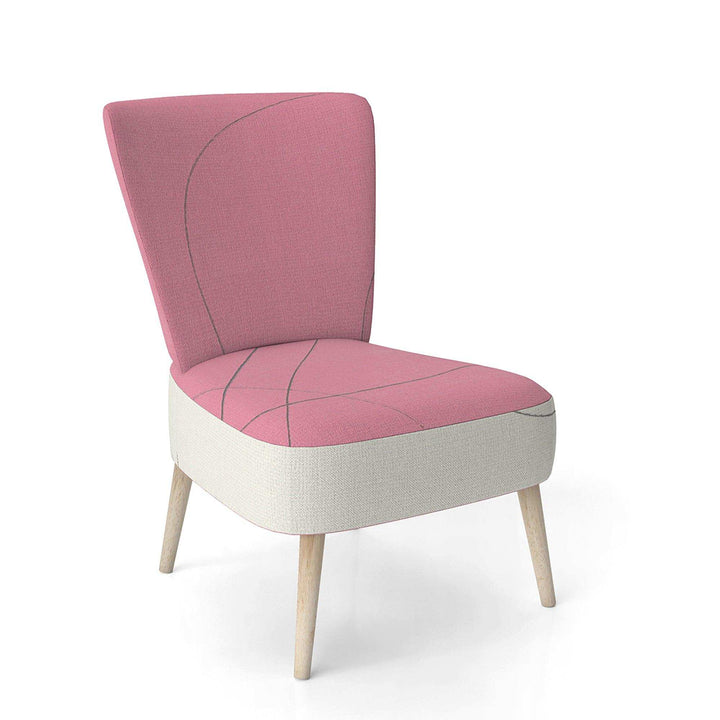 Geometric Neapolitan II Shabby Chic Accent Chair