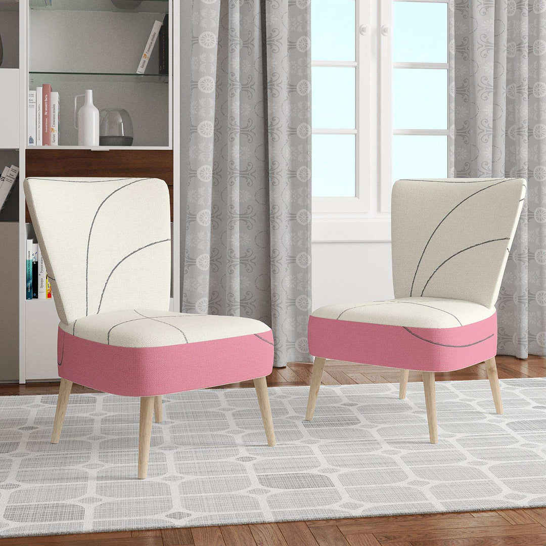 GeometricNeapolitan I Shabby Chic Accent Chair