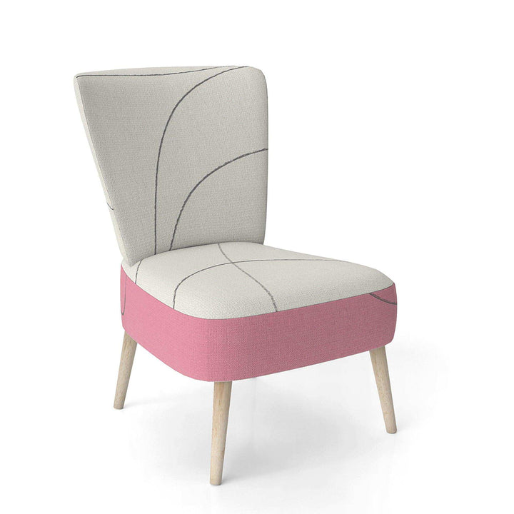 GeometricNeapolitan I Shabby Chic Accent Chair