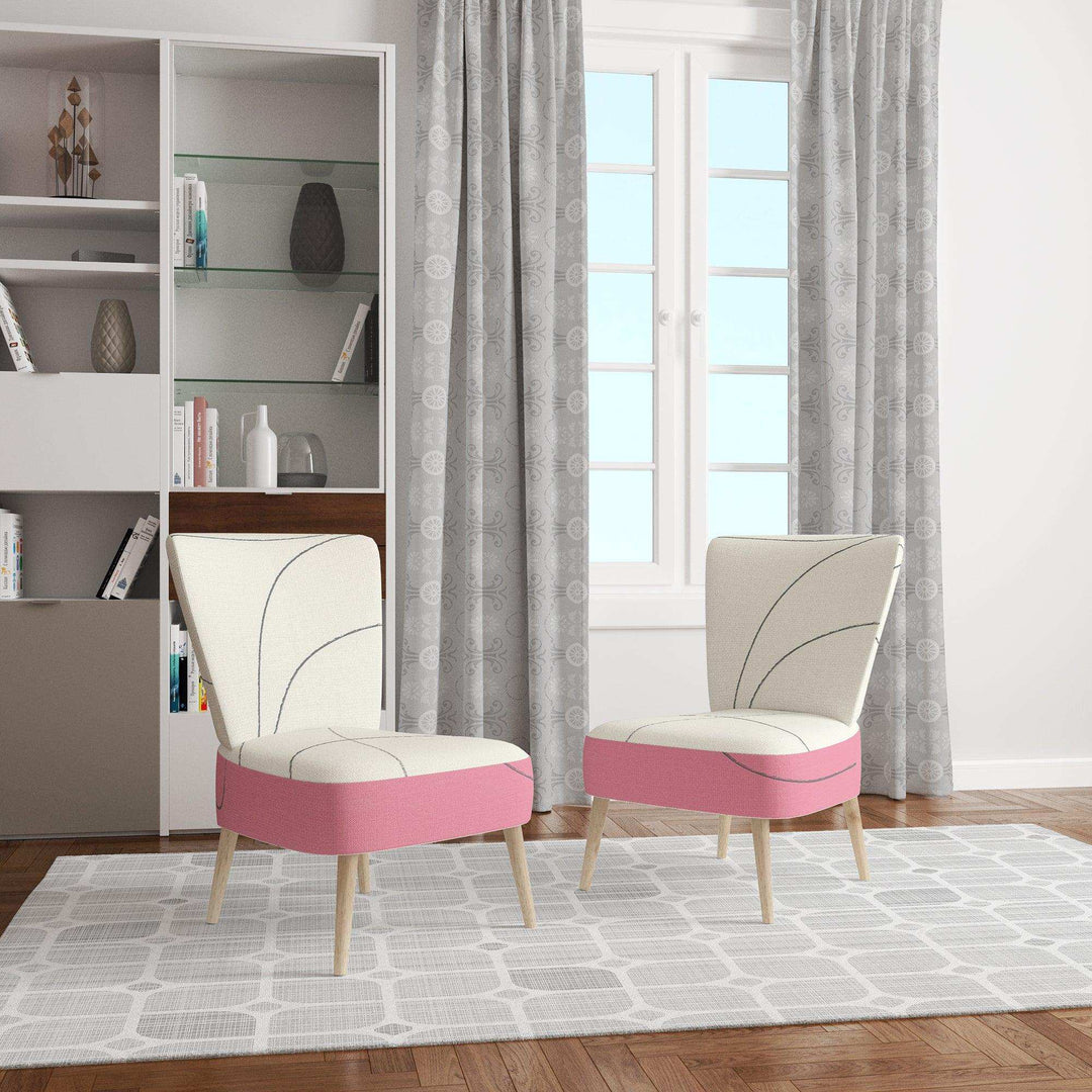 GeometricNeapolitan I Shabby Chic Accent Chair
