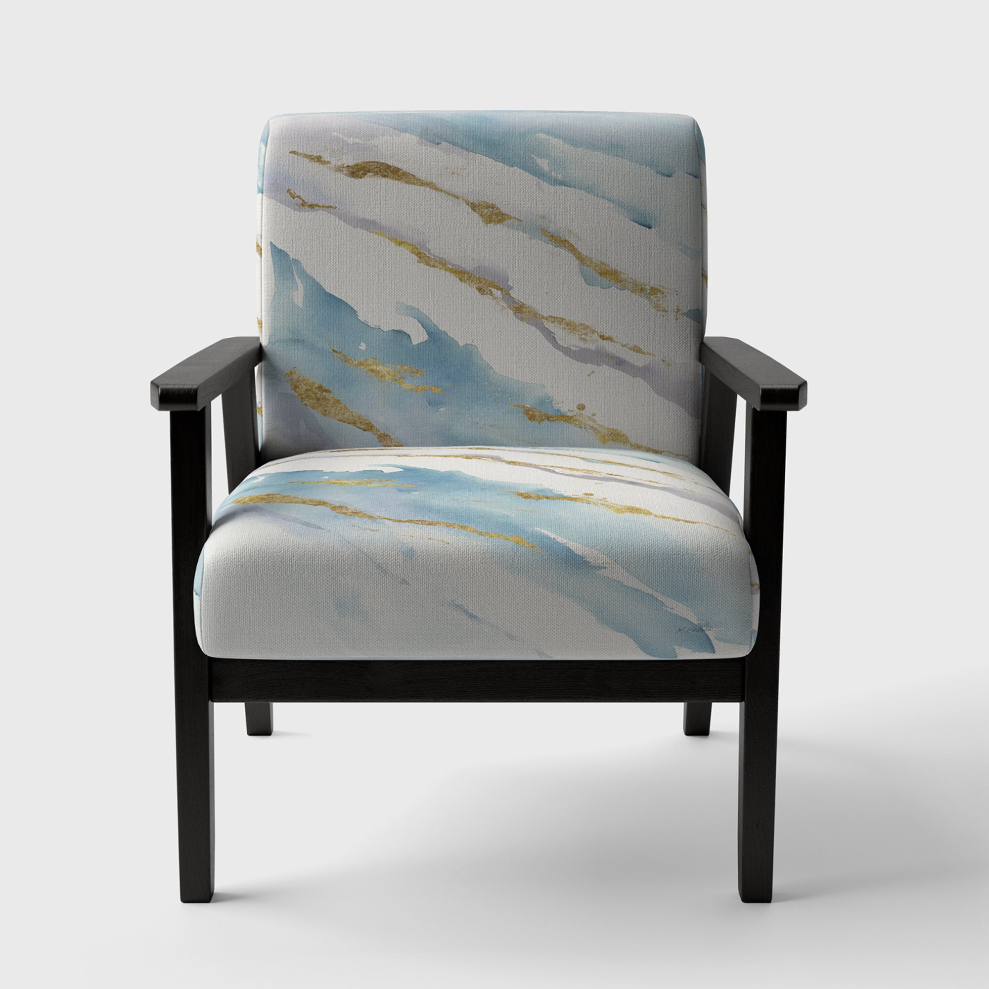 Abstract Drift v2 Glam Accent Chair Arm Chair