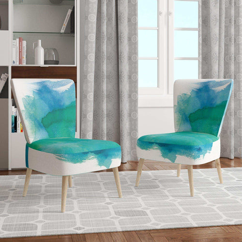 Sea Glass - Farmhouse Accent Chair