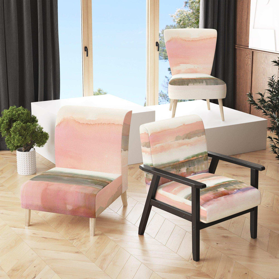 Influence of Line and Color Tranditional Accent Chair