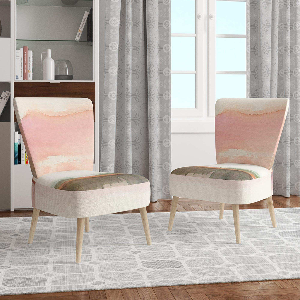 Influence of Line and Color Tranditional Accent Chair
