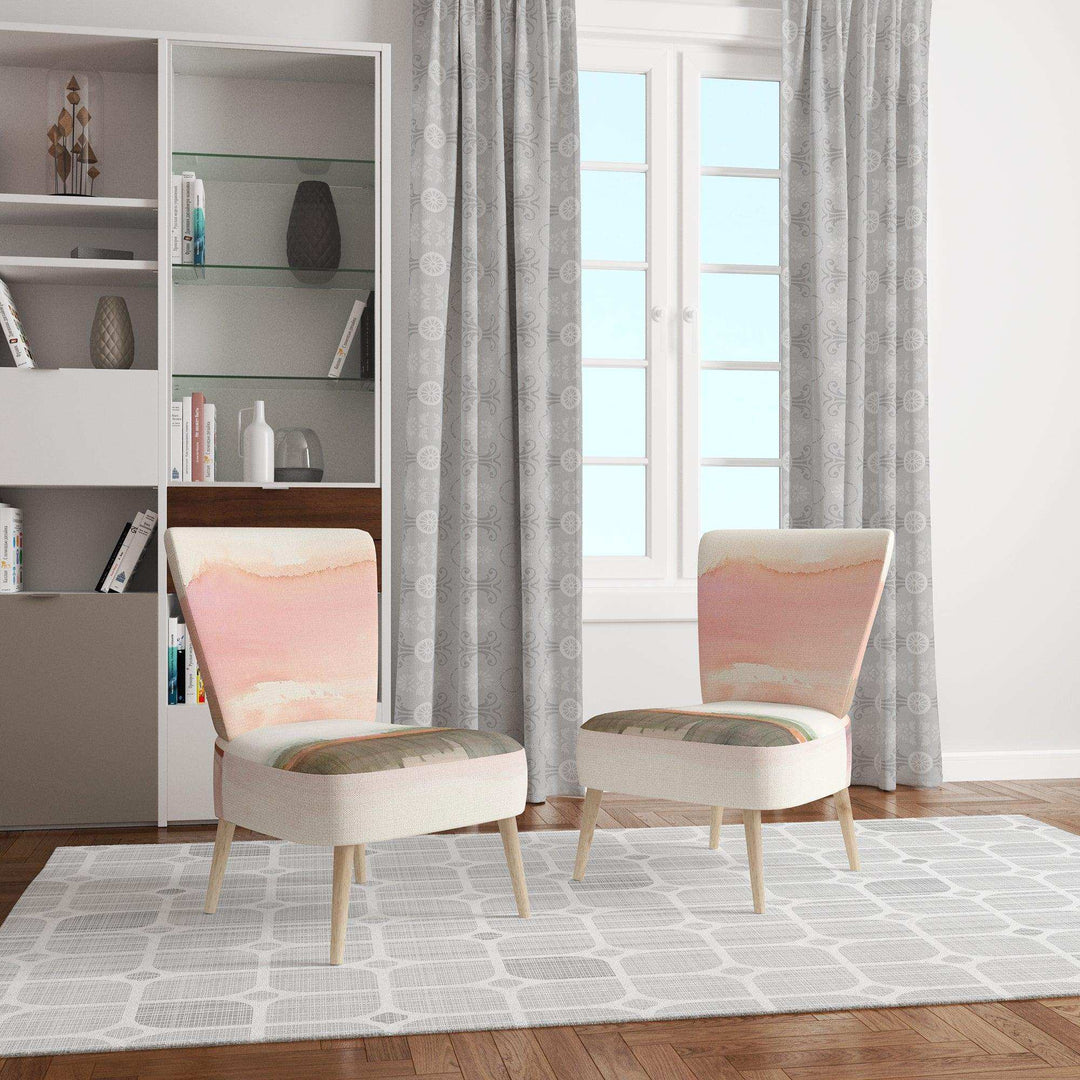Influence of Line and Color Tranditional Accent Chair