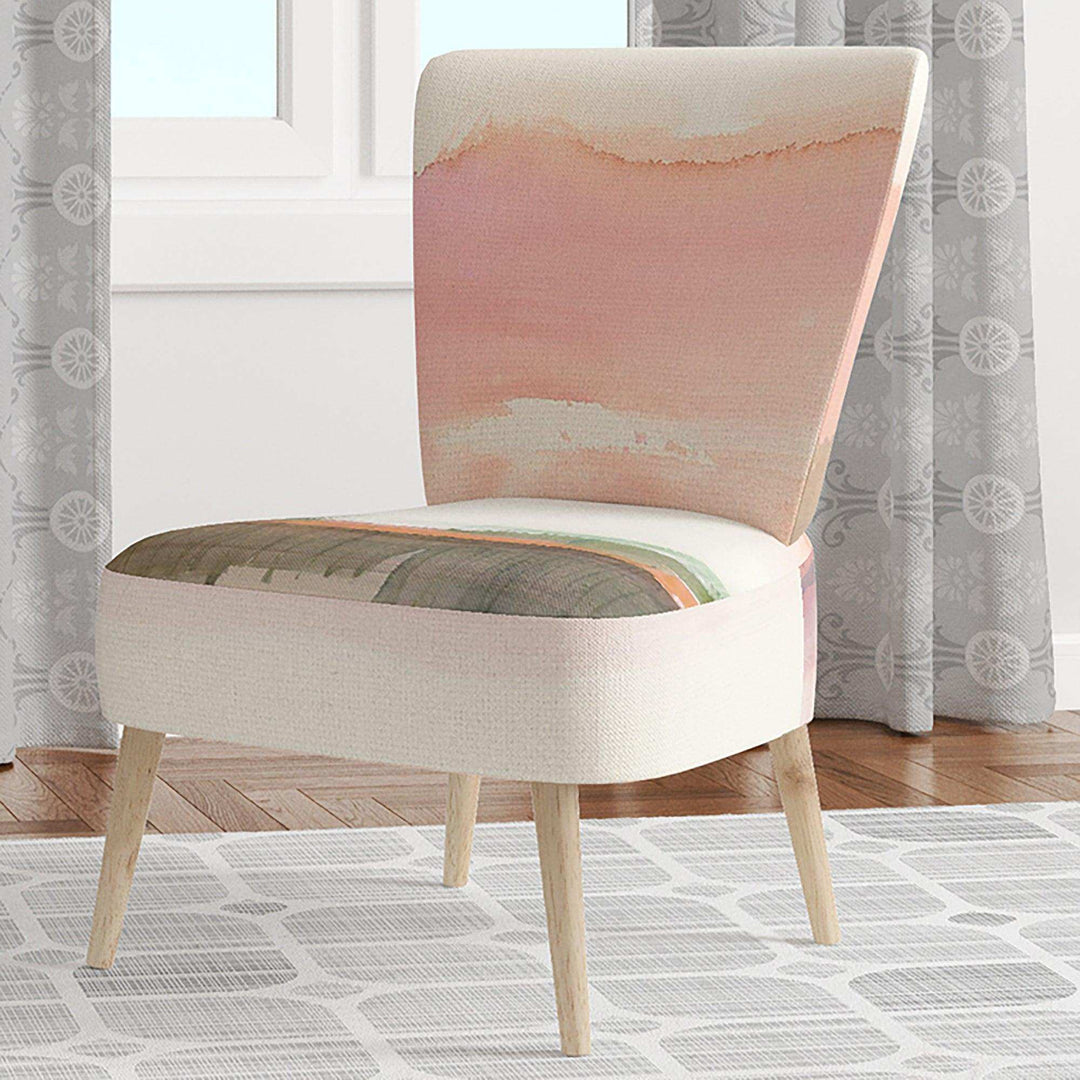 Influence of Line and Color Tranditional Accent Chair