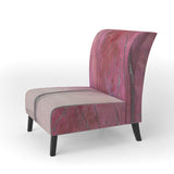 Pink Forest Tranditional Accent Chair