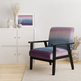 Purple Rock landscape III Shabby Chic Accent Chair