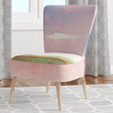 Influence of Line and Color Gold Bright Shabby Chic Accent Chair