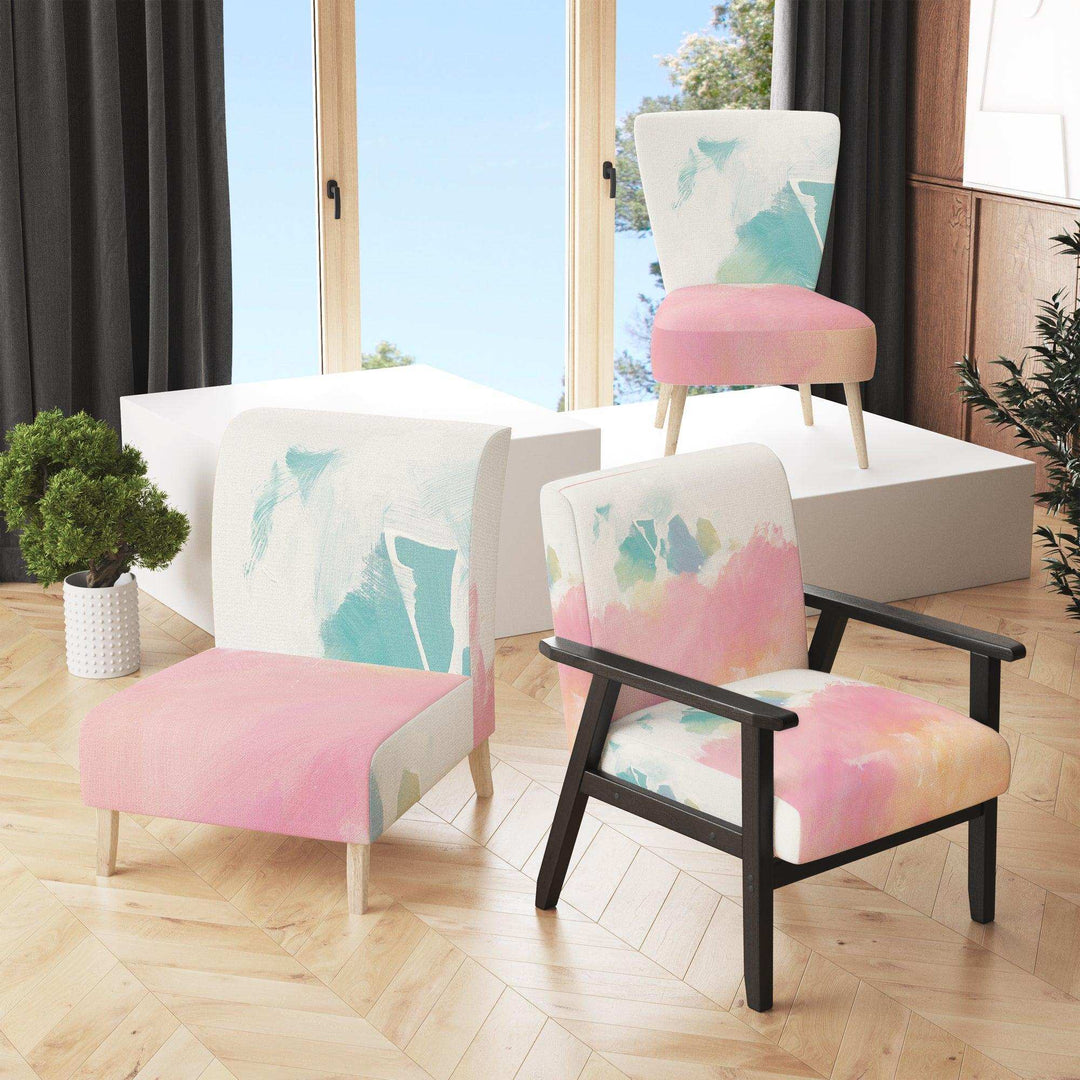 Pink Dream Modern Accent Chair