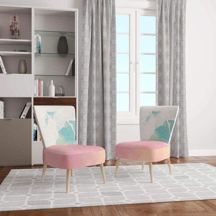 Pink Dream Modern Accent Chair