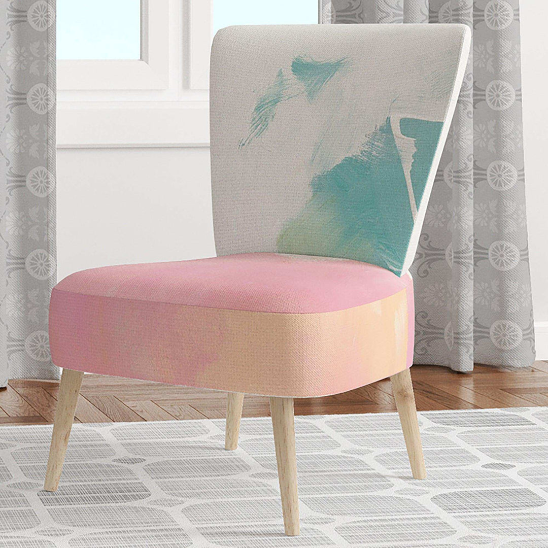 Pink Dream Modern Accent Chair