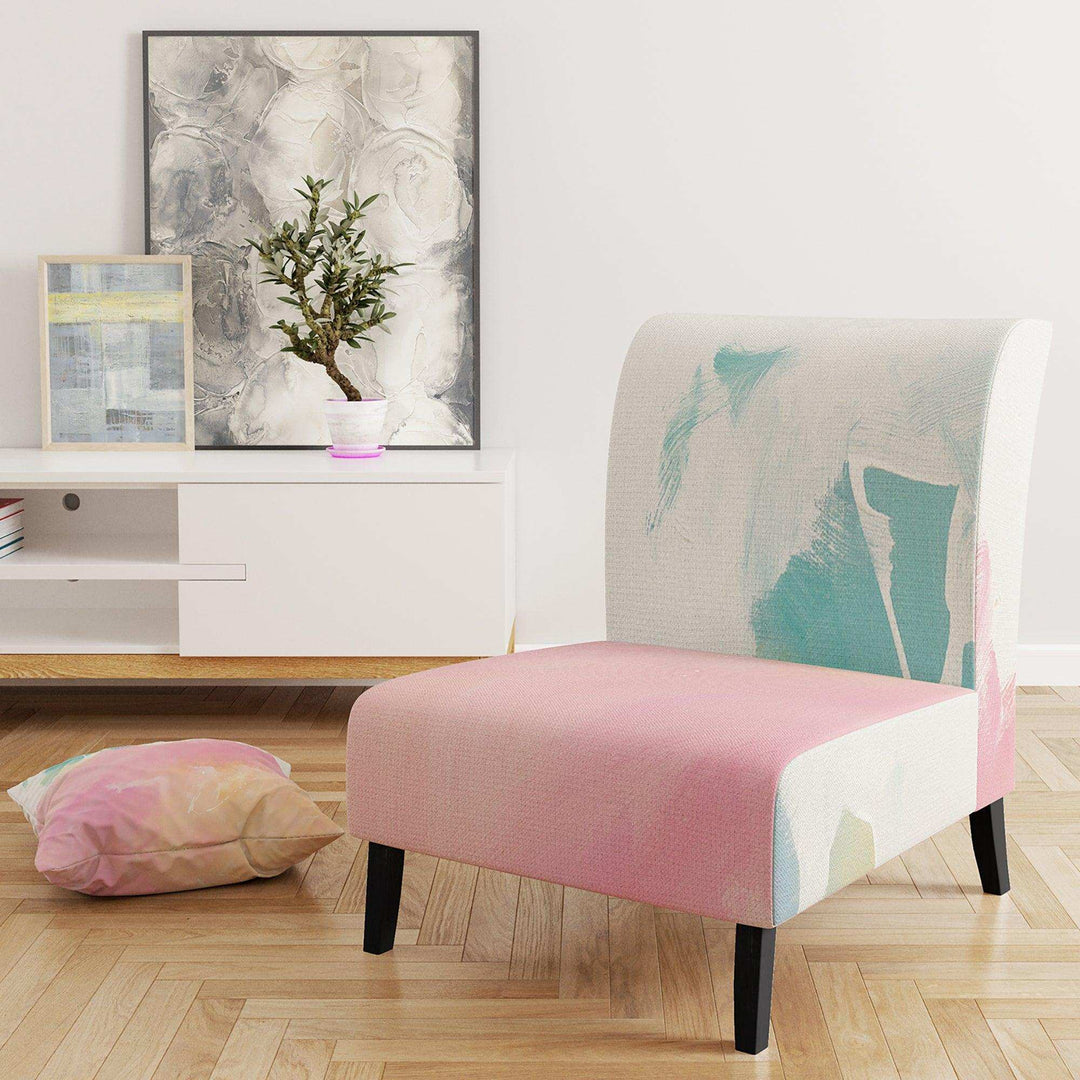 Pink Dream Modern Accent Chair