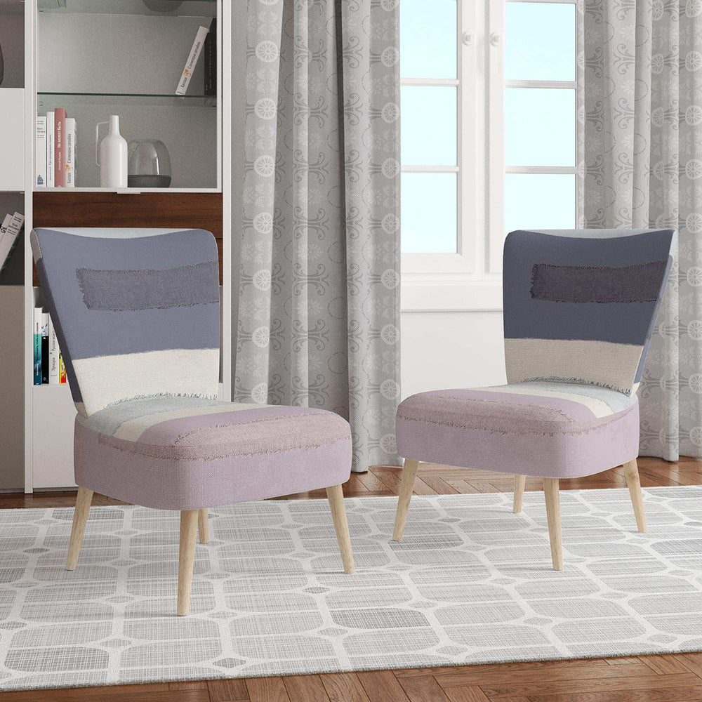 Painted Weaving IV FB Modern Accent Chair