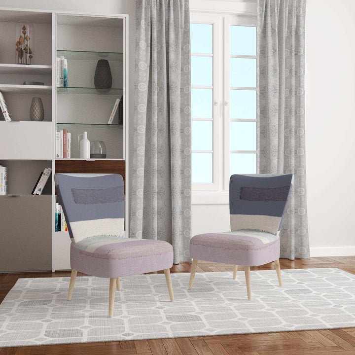 Painted Weaving IV FB Modern Accent Chair