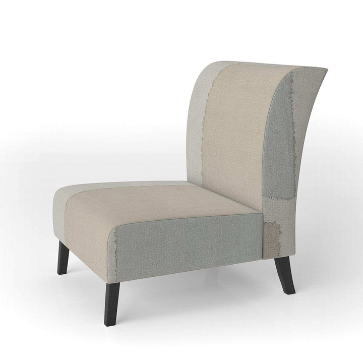 Painted Weaving III FB Modern Accent Chair
