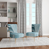 Blue Modern Water I Modern Accent Chair