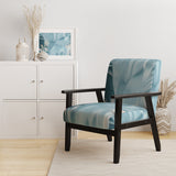 Blue Modern Water I Modern Accent Chair