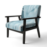 Blue Modern Water I Modern Accent Chair