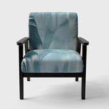 Blue Modern Water I Modern Accent Chair