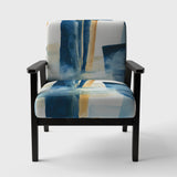 Indigo Panel IV Glam Modern Accent Chair