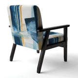 Indigo Panel IV Glam Modern Accent Chair