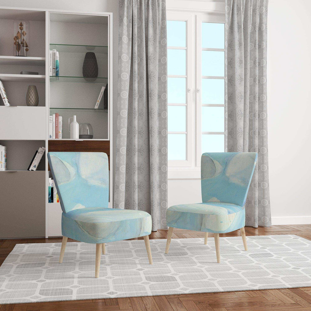 Running Water III Traditional Accent Chair