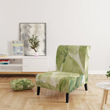 Tropical Canopy II Green Traditional Accent Chair
