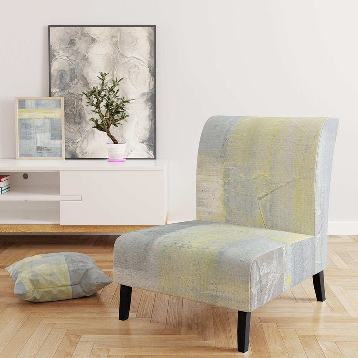 Patchwork Abstract II Modern Accent Chair