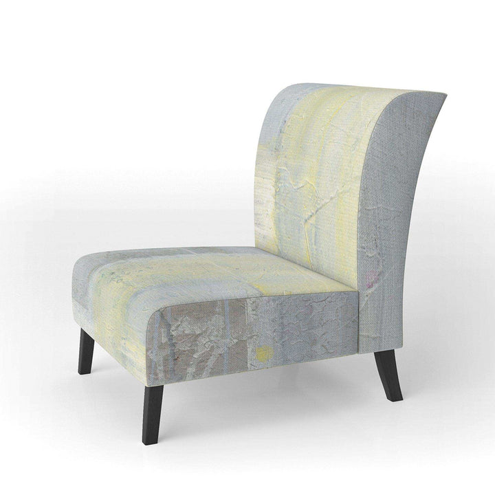 Patchwork Abstract II Modern Accent Chair