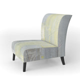 Patchwork Abstract II Modern Accent Chair