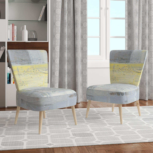 Patchwork Abstract I - Modern Accent Chair