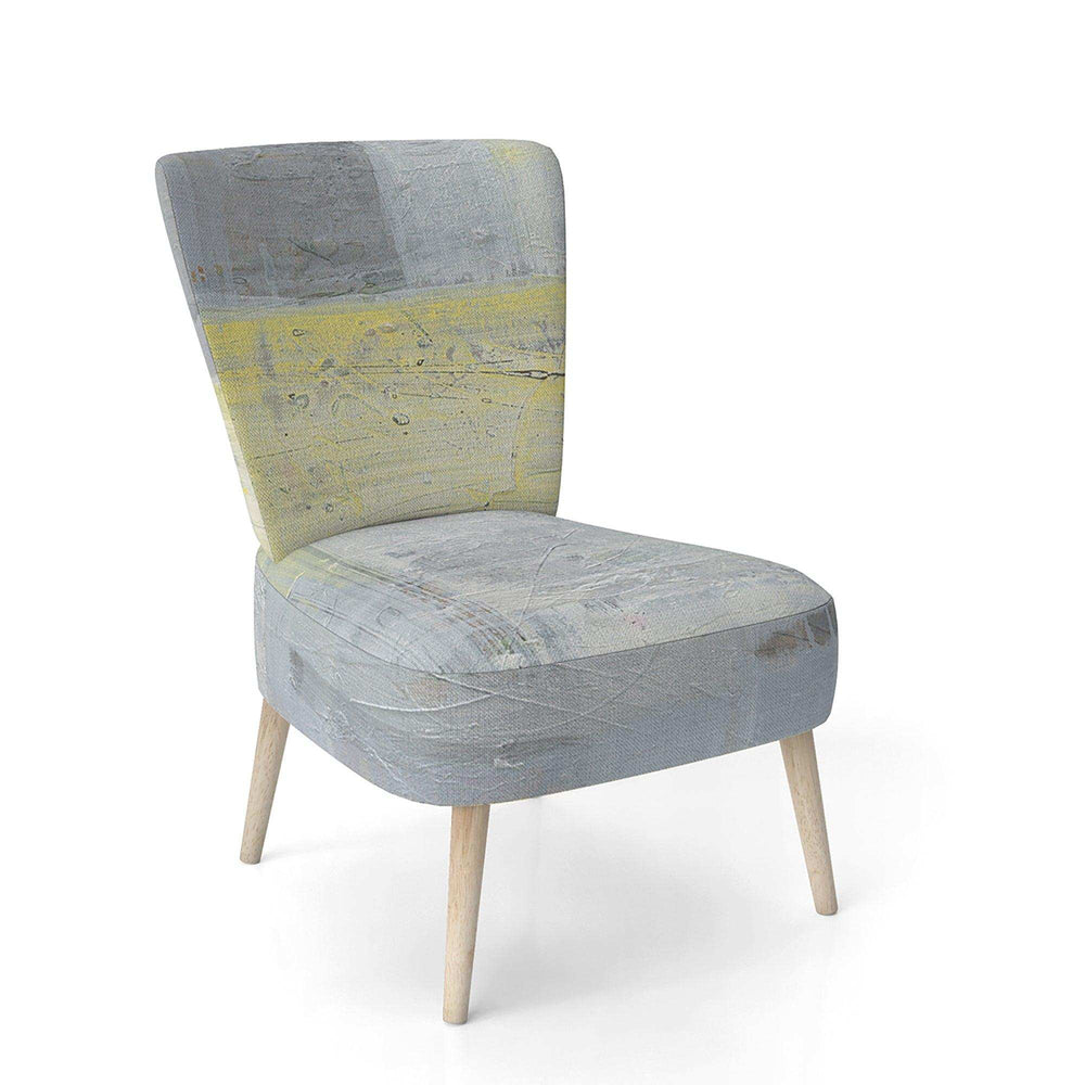 Patchwork Abstract I Modern Accent Chair