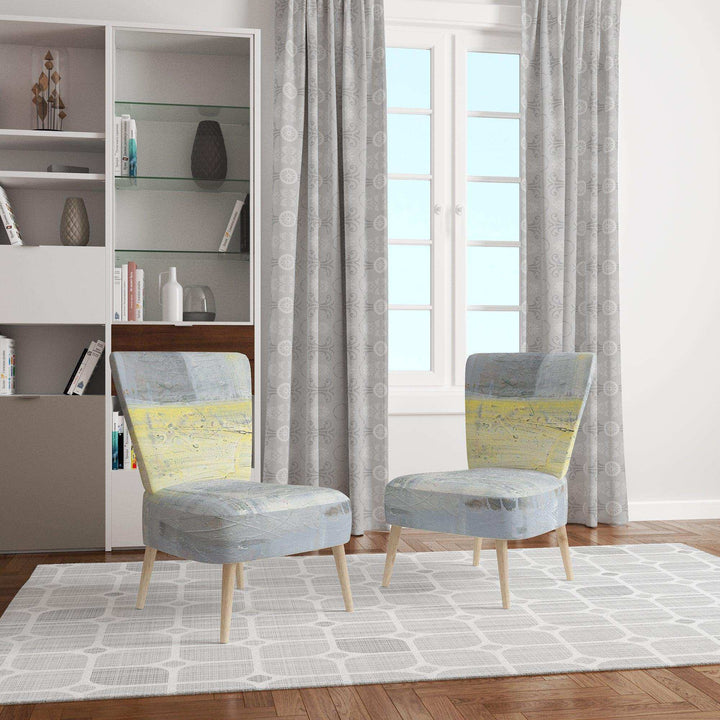 Patchwork Abstract I Modern Accent Chair